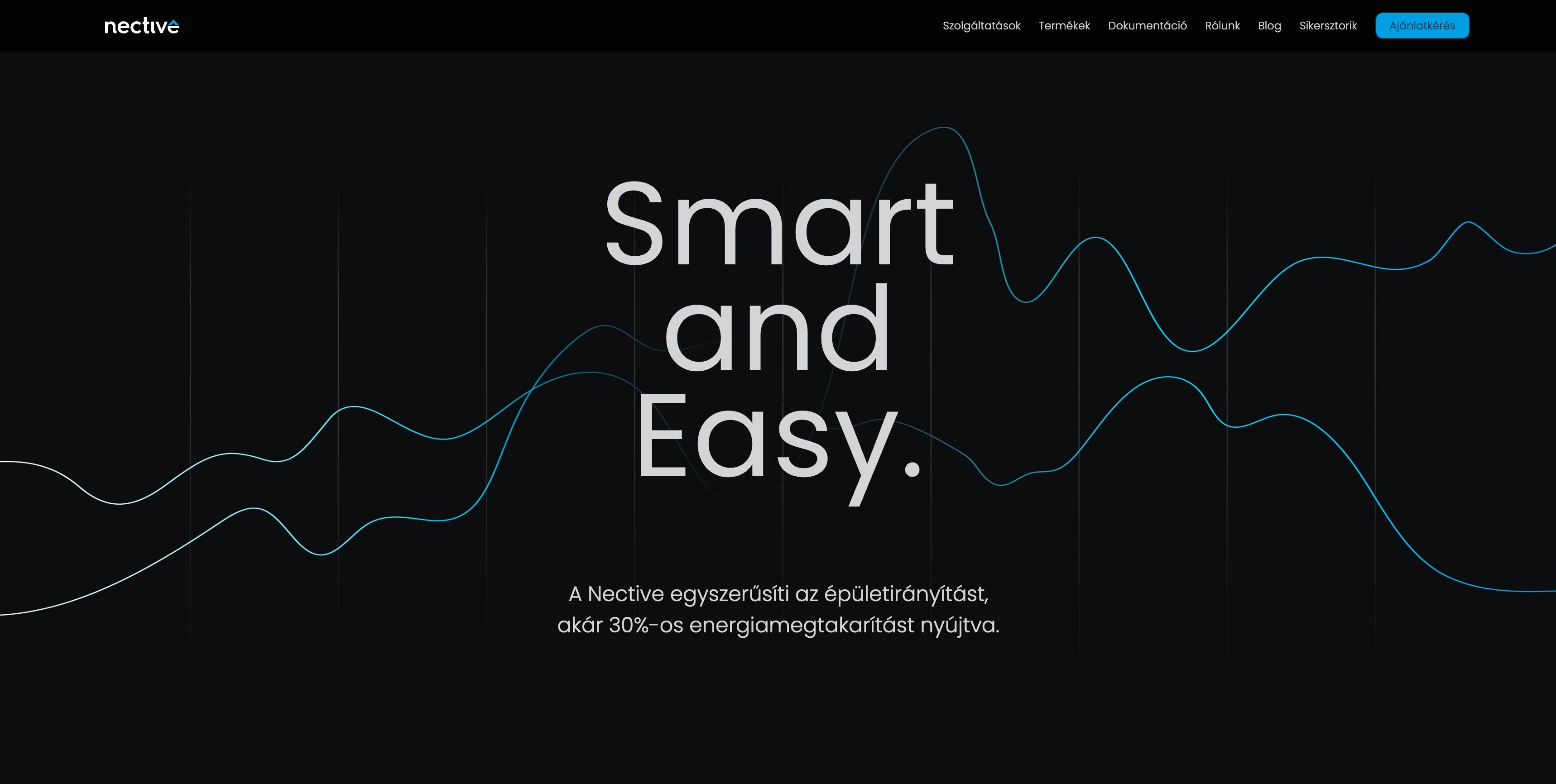Épületautómatika weboldal és brand identity